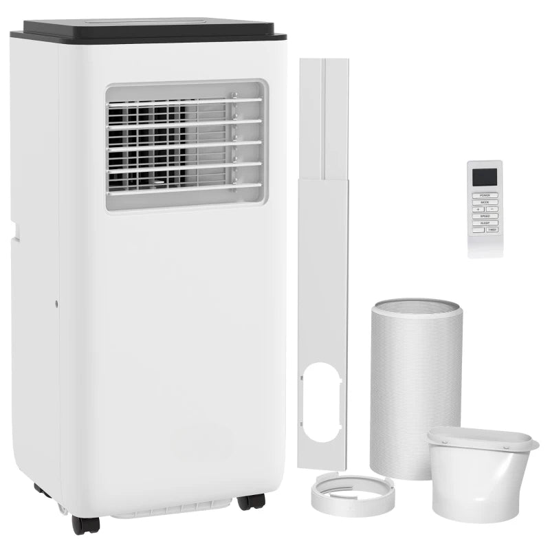 Portable Air Conditioner with Powerful Cooling and Multiple Modes - White