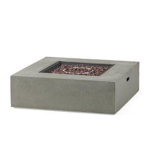 Modern 50, 000 Btu Square Fire Table With Propane Tank