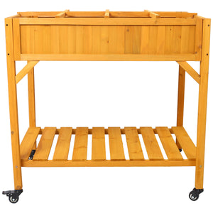 Elevated 8 Pocket Herb Garden Bed