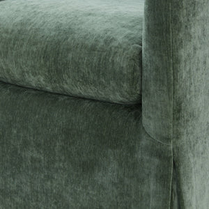 Luisa - Skirted Swivel Accent Chair