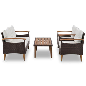 4 Piece Garden Furniture, Patio Seating Set