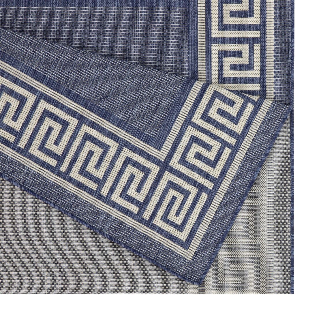 Sunshine - 5'3" X 7'3" Polypropylene Indoor, Outdoor Area Rug - Blue