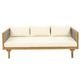 Claremont 3-seater daybed, beige