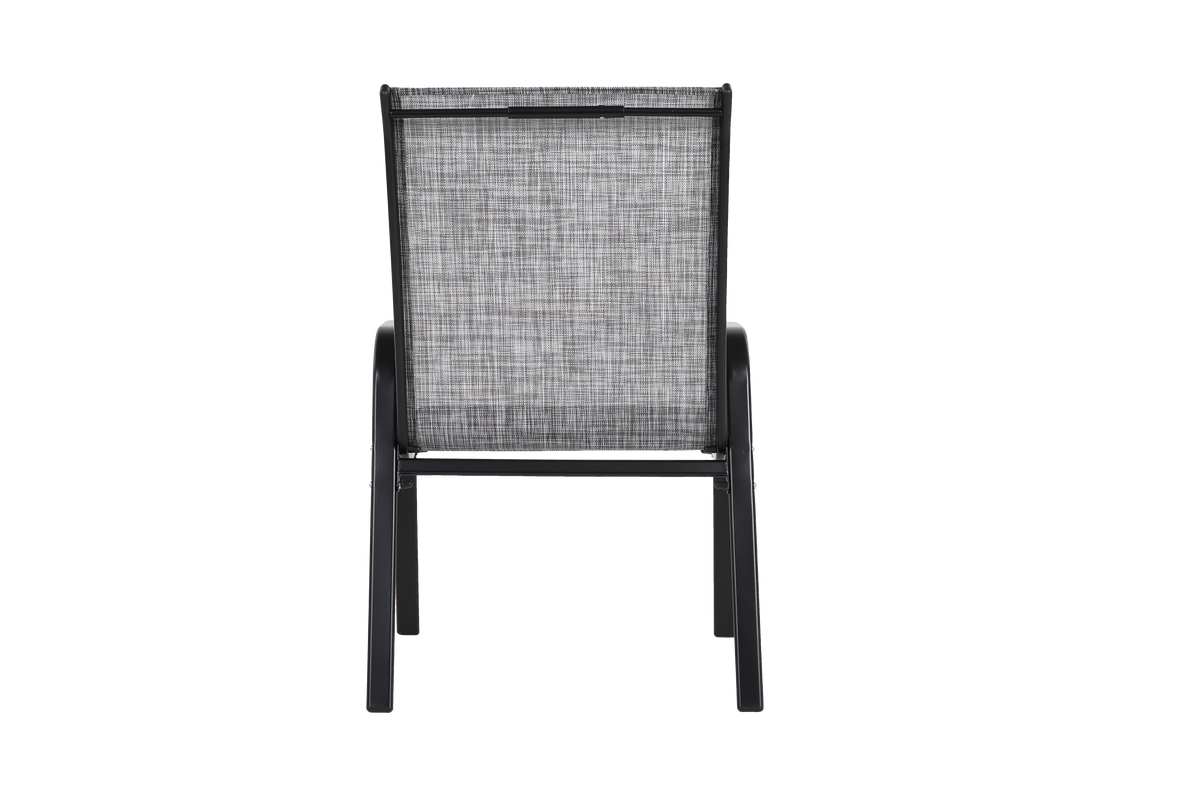 4 Piece Patio Chairs with Breathable Textilene Fabric