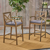 Perla outdoor barstool set of 2