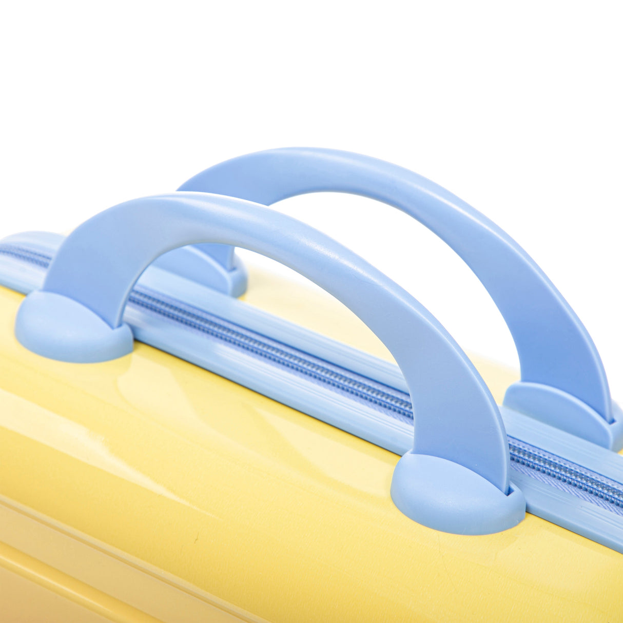 14'/20' 2-Piece PC Spinner Wheel Luggage Set in Gradient Blue and Yellow