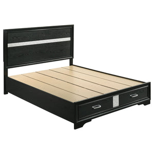 Miranda 4-piece Queen Bedroom Set Black