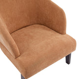 Windsor Mid-Century Accent Chair - Soft Fabric Upholstery