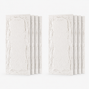 3D Faux Stone Wall Panels - 8 PCS PU Wainscoting