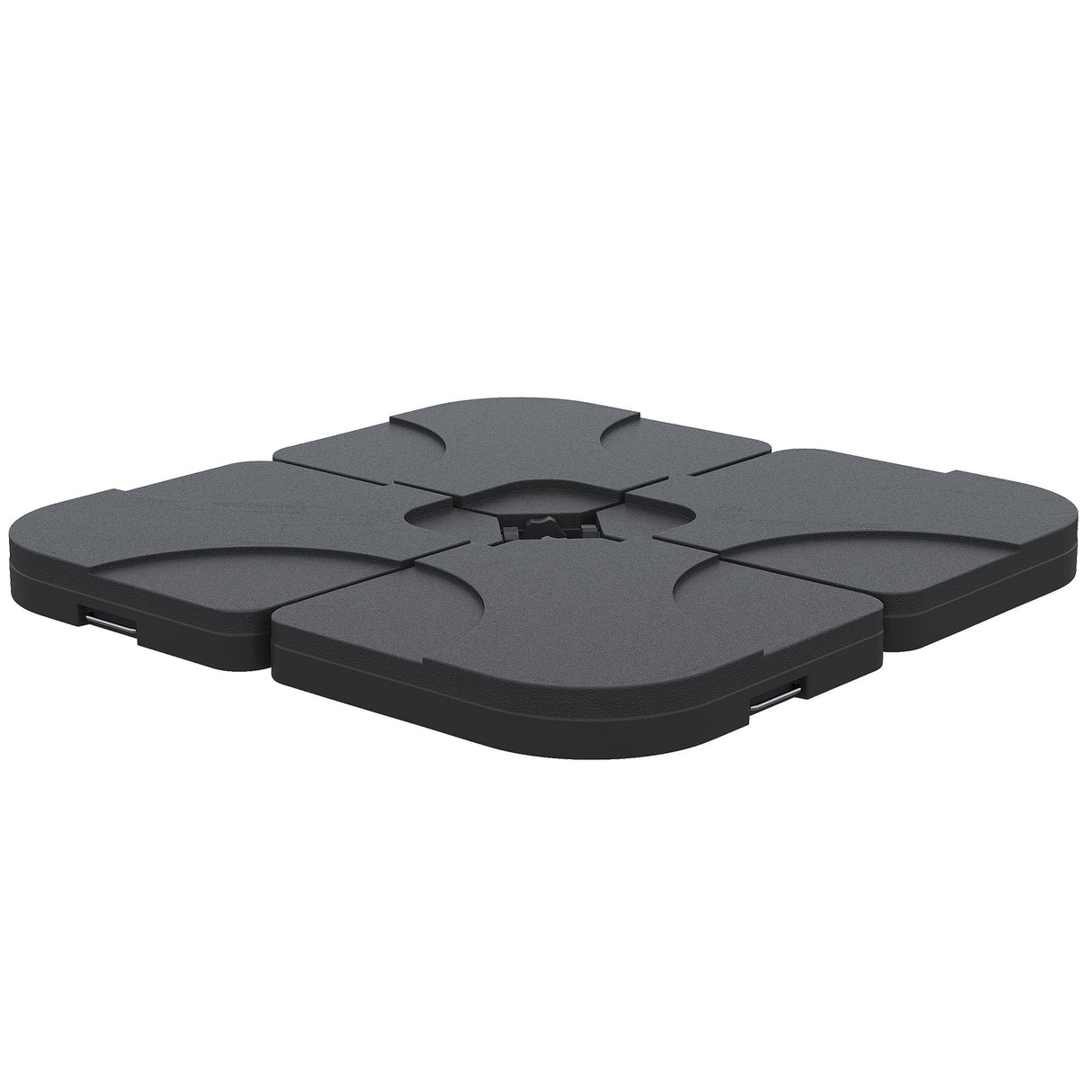 4-Piece HDPE Offset Umbrella Base Weight Set