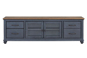 TV Stand For TVs Up To 90" - Blue