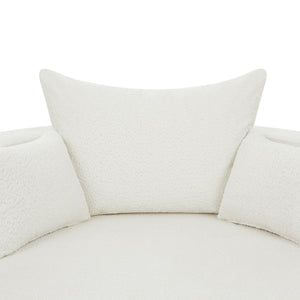 360° Swivel Chair Accent Barrel Chair With Removable Pillows