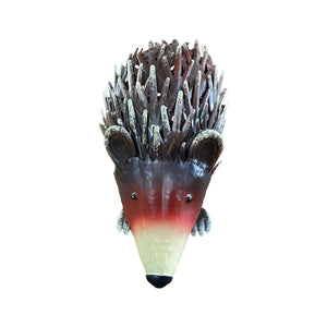 Handmade Wrought Iron Hedgehog Garden Statue