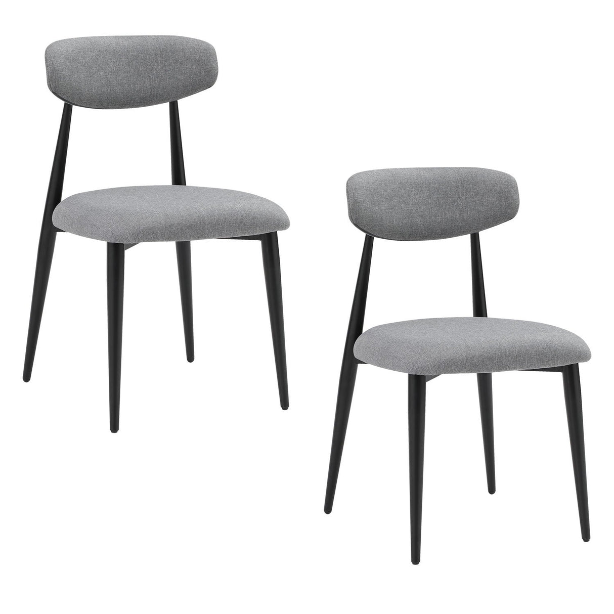 Modern Dining Chairs Set of 2 Grey