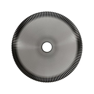 Sonny 14'' Bathroom Round Crystal Glass Sink without Faucet