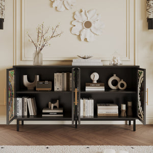 Decorative Cabinet with 4 Doors