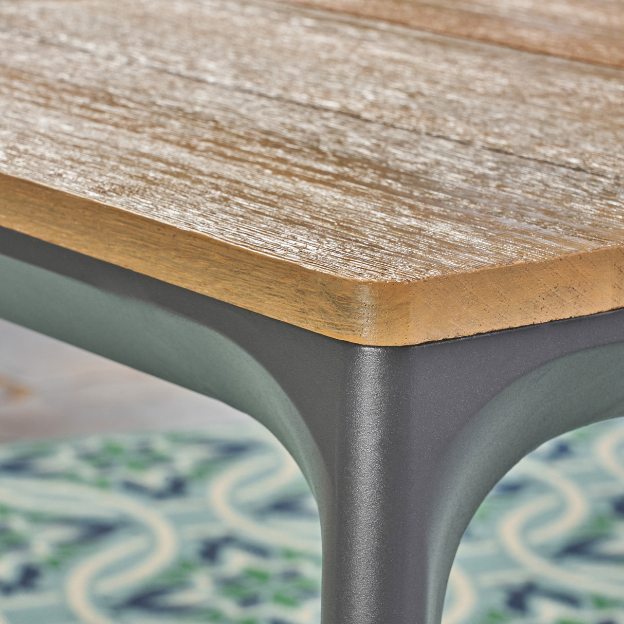 Westcott dining table with wood top