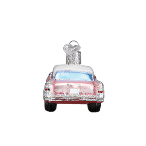 Classic Car Glass Ornament