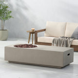 Rectangle 14.75' MGO Fire Pit - 50,000 BTU