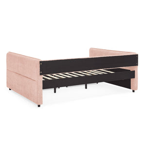 Upholstered Daybed & 2 Drawers