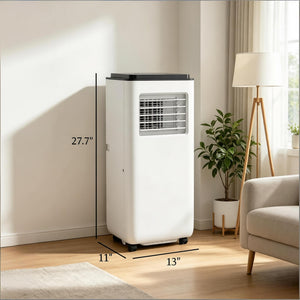 Portable Air Conditioner with Powerful Cooling and Multiple Modes - White