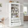 TOPMAX 36 x 16.5 x 78 Inch Freestanding Kitchen Pantry Storage Cabinet