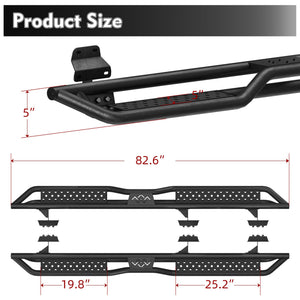 6" Running Boards Side Steps For 2015-2026 Ford F-150 Super Crew Cab