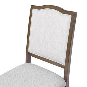 Farmhouse Dining Chairs Set of 4, Upholstered High Back