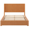 Platform Bed Frame With Headboard, Floor Standing Design