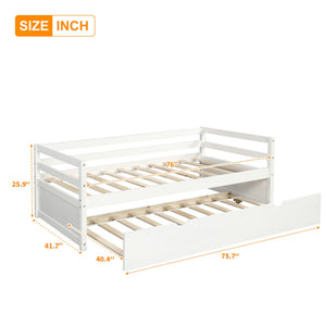 Daybed with Trundle Frame Set, Twin Size