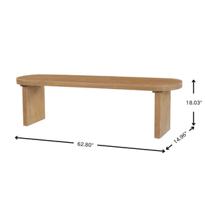 Indoor Pine Dining Bench