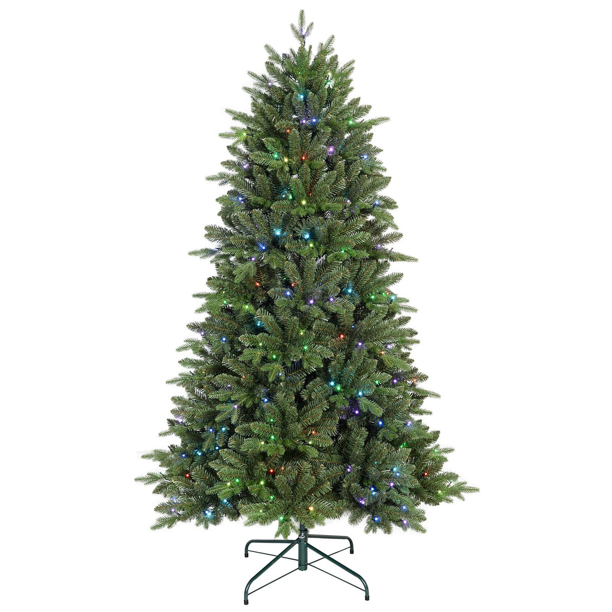 7FT Prelit Christmas Tree with 340 RGB LED Lights - Multicolor