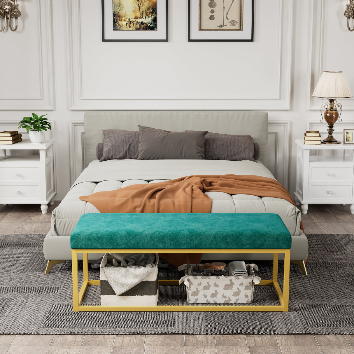 Storage Bench for Entryway