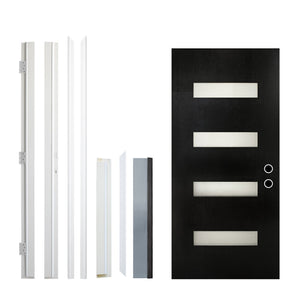 36 x 80 FRP Entry Door Slab with Frosted Glass
