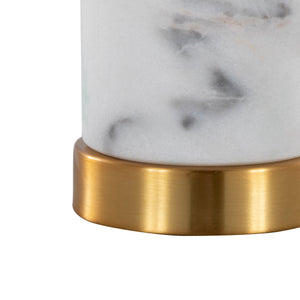 Marabella 26" Contemporary Marble Table Lamp Set of 2