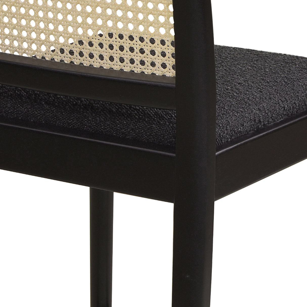 Arlin Upholstered Stool with Curved Back and Footrest, Set of 2