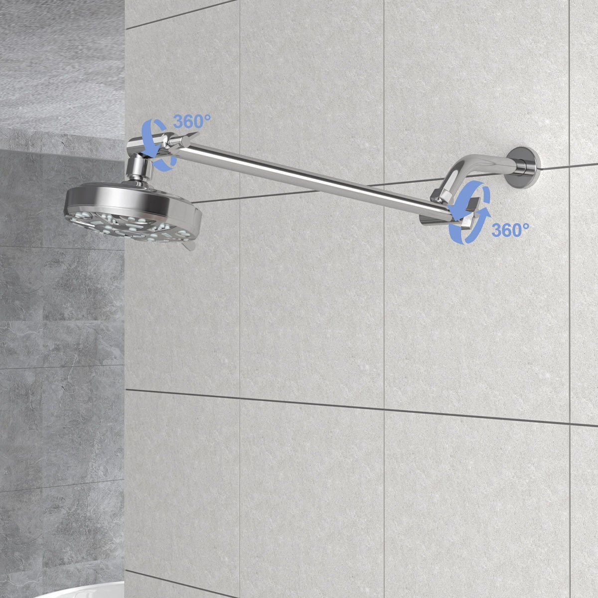 Sleek Design Stainless Steel Shower Arm Extension
