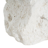 Talia Outdoor Patio Modern Artistry MGO Side Table, White