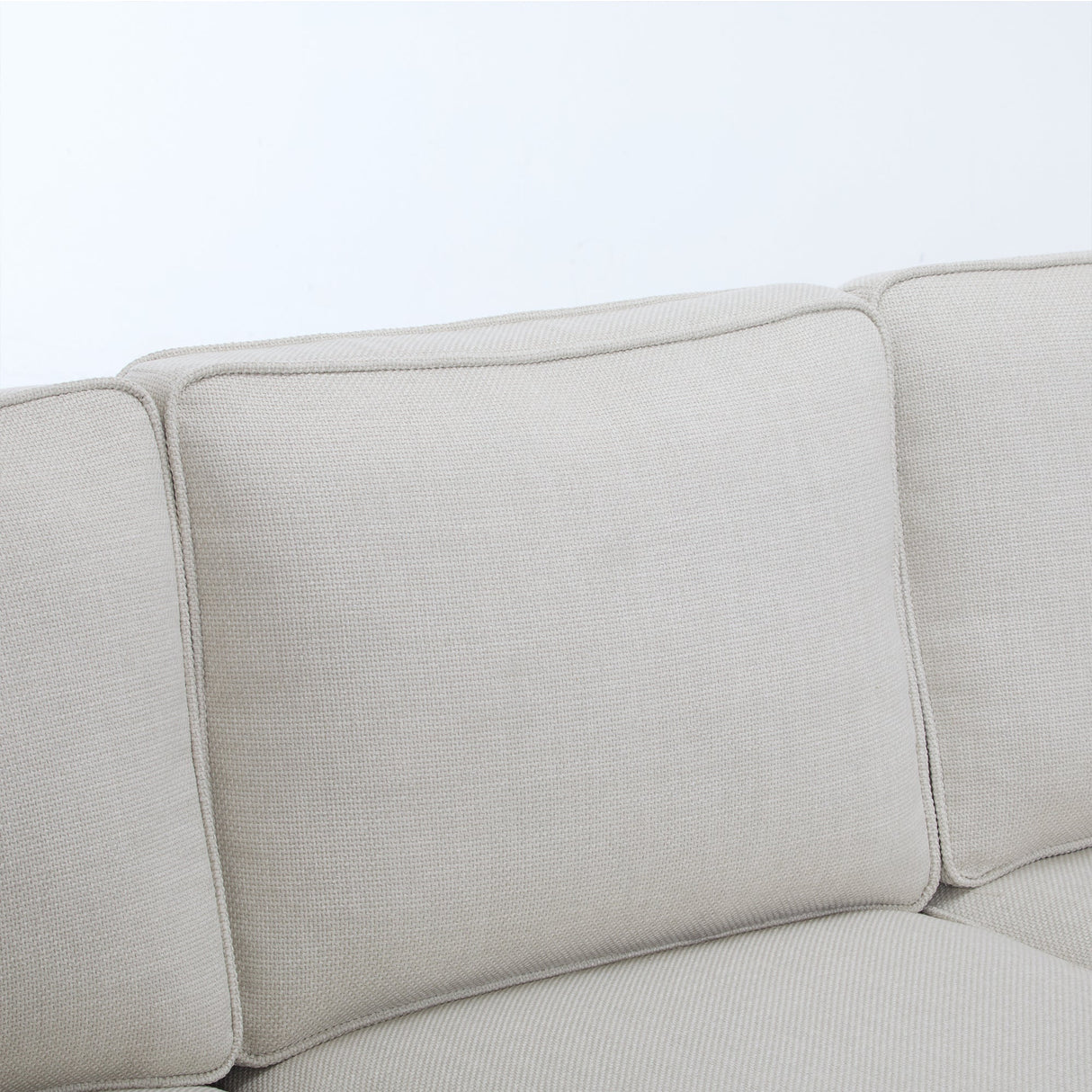 83 Inch Faux Leather Rolled Arm Sofa with Nailhead Trim