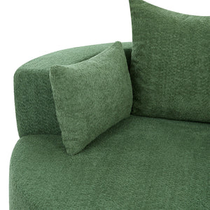360° Swivel Accent Barrel Chair With 3 Removable Pillows For Living Room