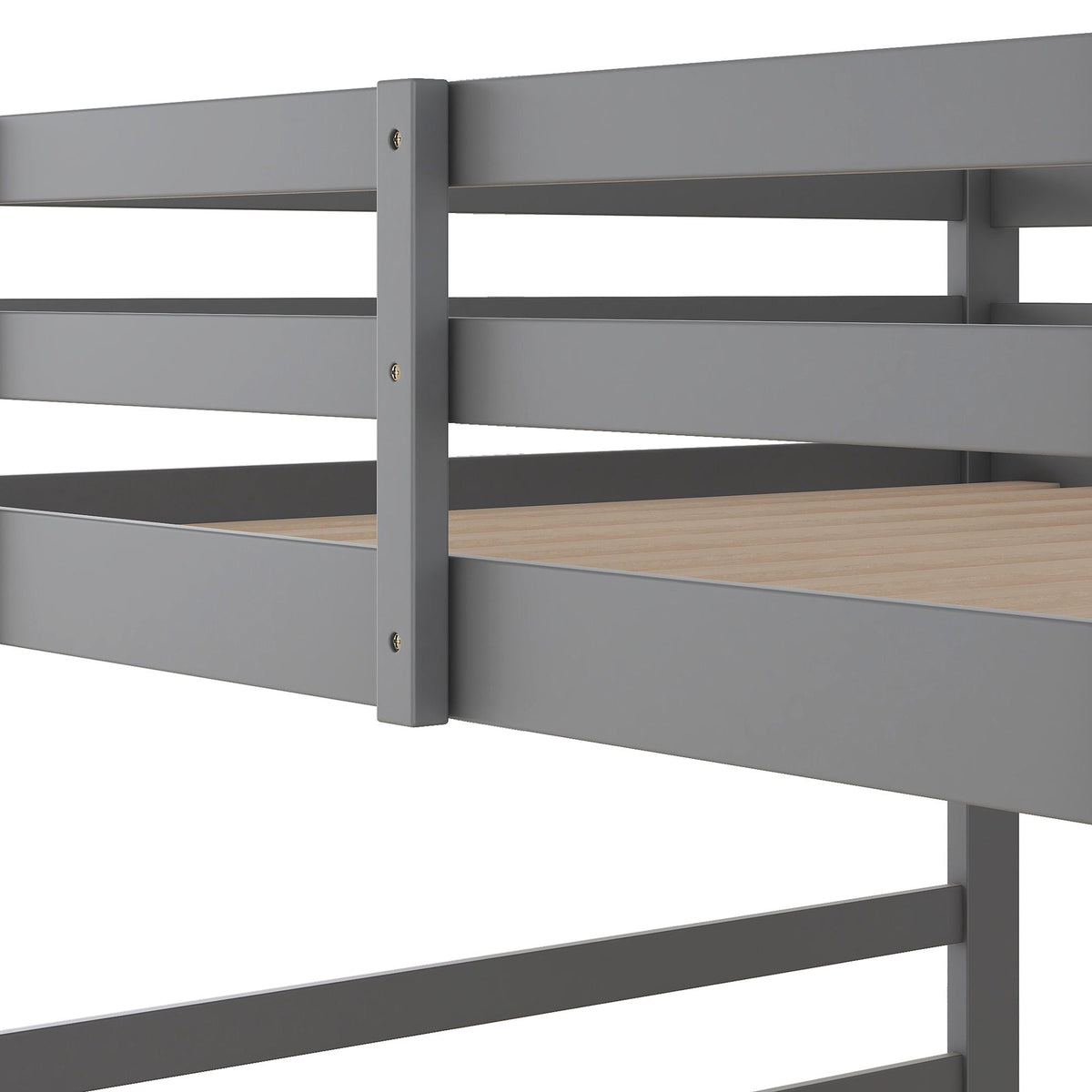 Solid Construction, Bunk Bed With Ladder