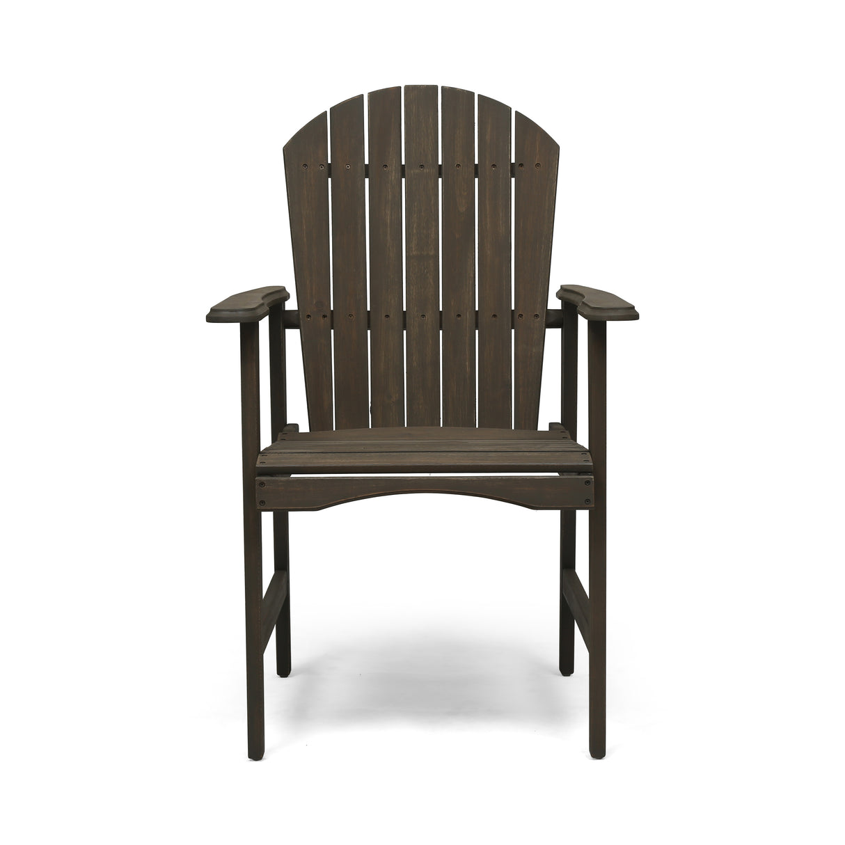 Adirondack Dining Chairs in Weathered Grey Acacia- Set of 2