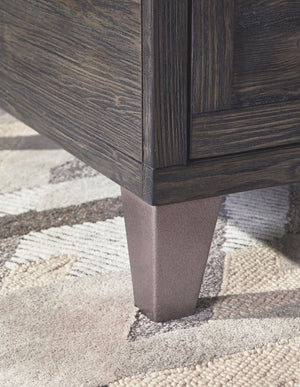 Todoe - Lift Top Cocktail Table - Dark Gray