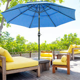 The Effortless Crank-Open 9' Patio Umbrella