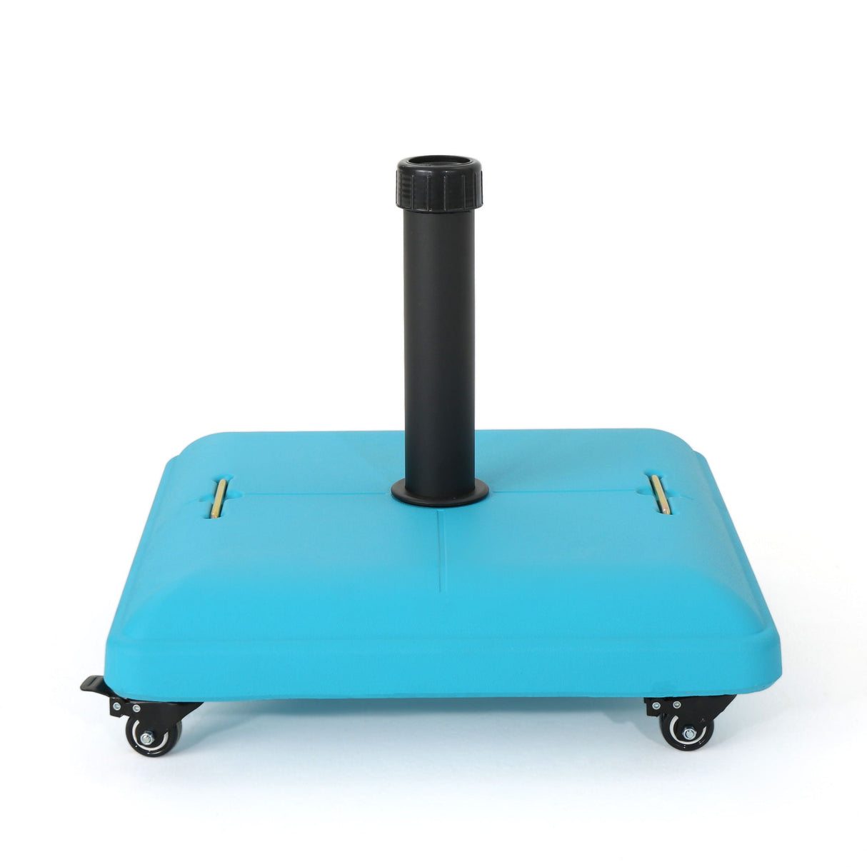 Wheelie - Stylish Square Umbrella Base With Stainless Steel Pole Handle