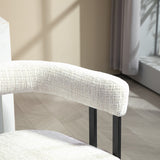 Household bar stools set of 2, modern upholstered with back