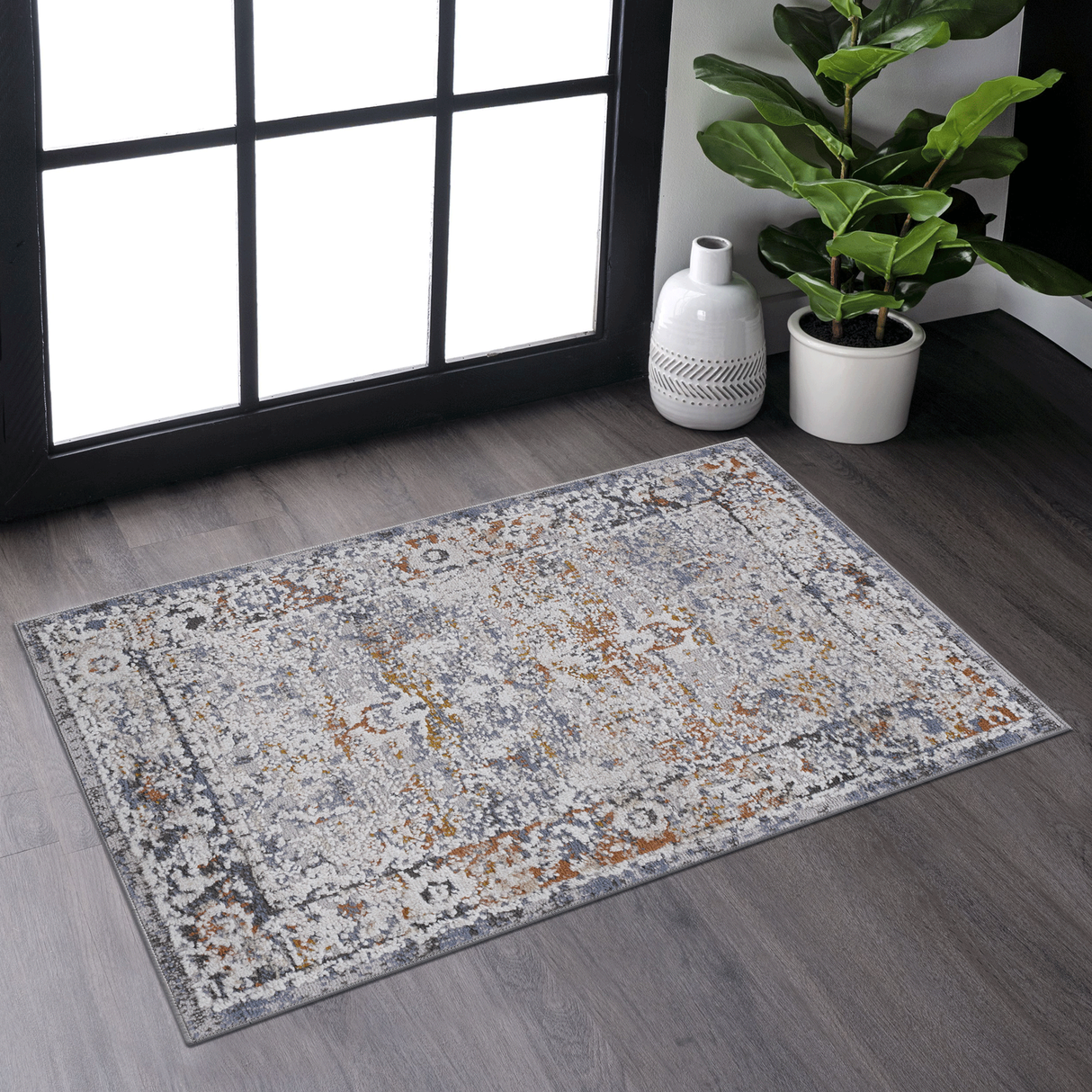 NAAR PAYAS Traditional Non-Shedding and Stain Resistant Area Rug