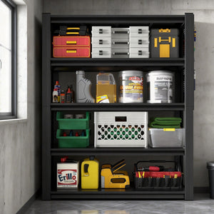 78"H 5-Tier Adjustable Heavy-Duty Storage Shelving Unit