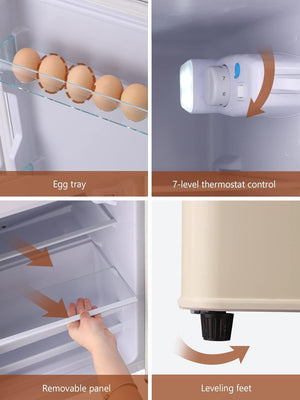 3.5Cu.Ft Compact Refrigerator Mini Fridge with Freezer