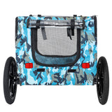 Outdoor Heavy Duty Collapsible Pet Bike Trailer with 16-Inch Wheels